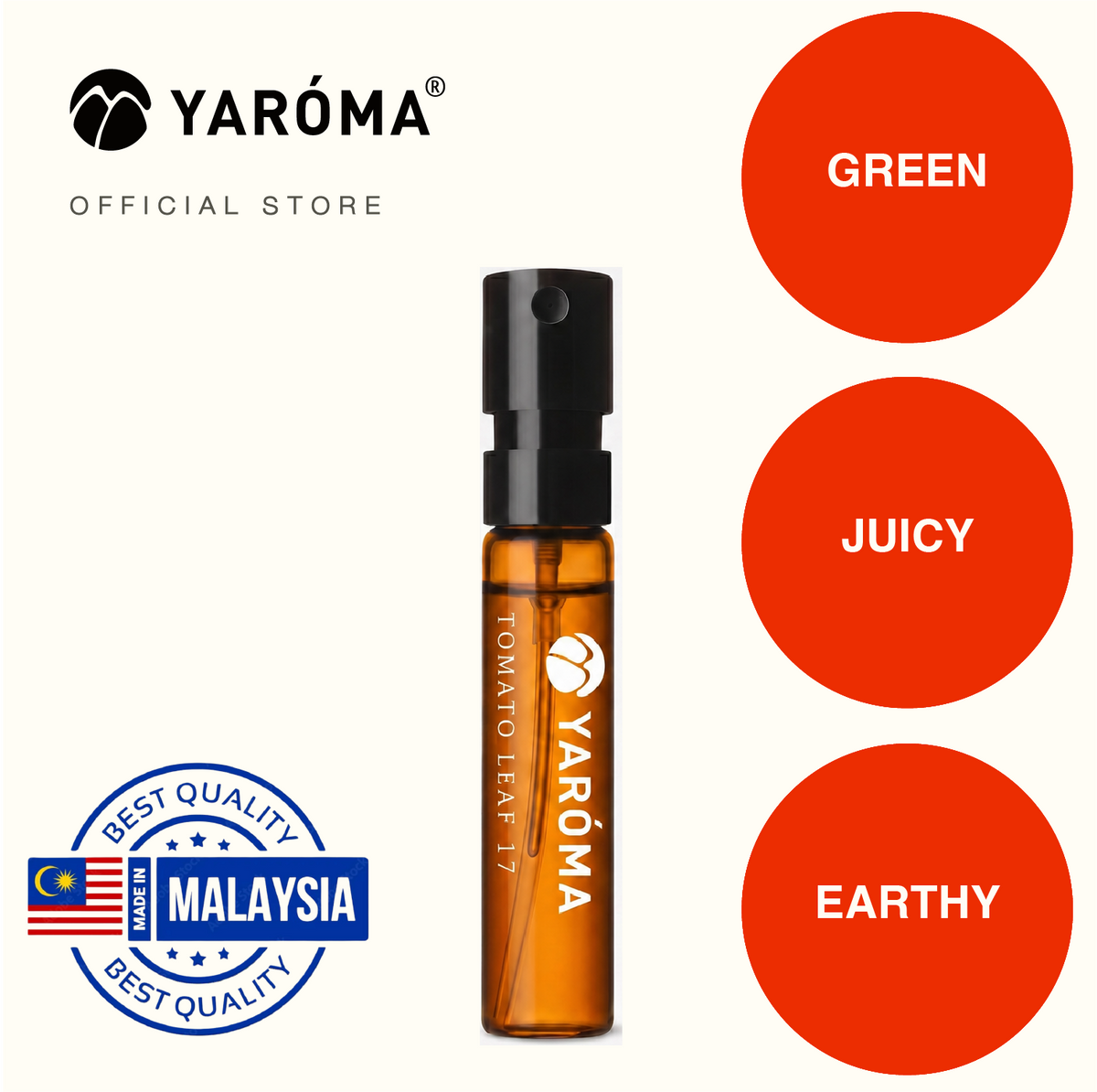 YAROMA TOMATO LEAF 17 Eau de Parfum | Green Tomato Leaf & Blackberry Fragrance