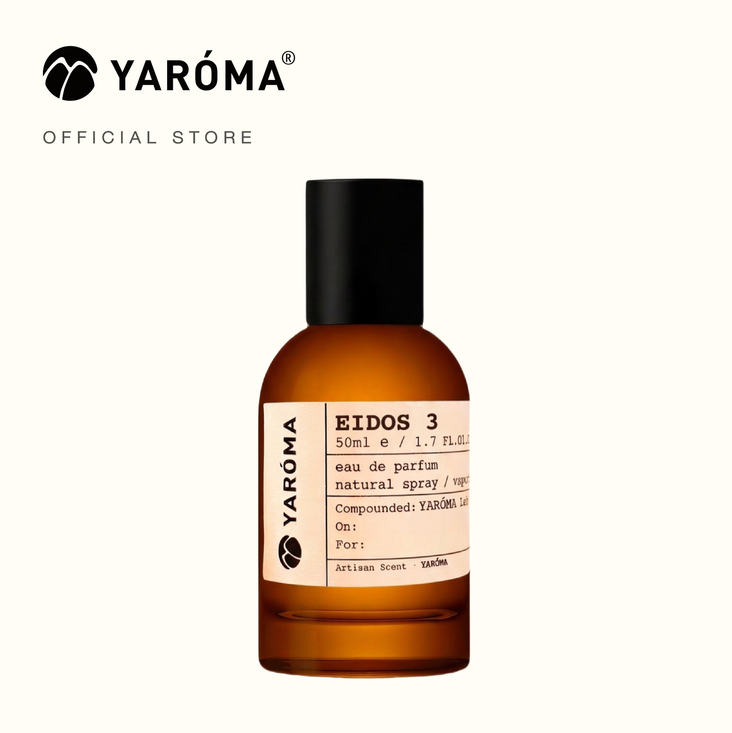 YAROMA EIDOS 3 Eau de Parfum | Warm Amber & Resinous Woods Scent