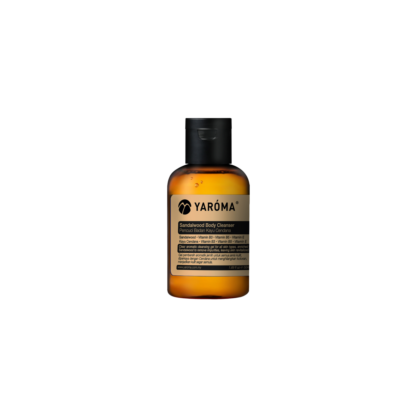 YAROMA Sandalwood Nutritious Nourishing Luxurious Body Cleanser [Hydrating and Calming] (50ML) SINGAPORE