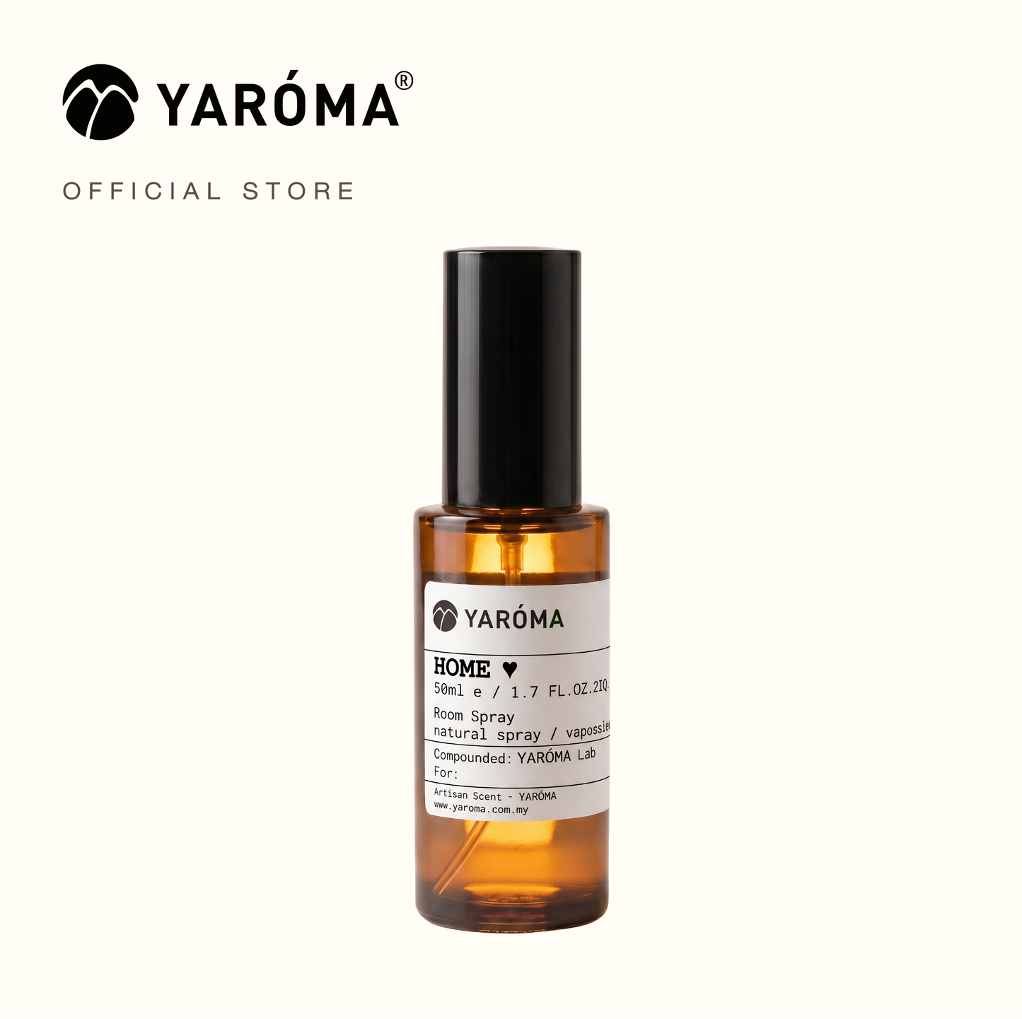 YAROMA HOME Room Spray 50 mL | Vibrant Citrus & Green Woods
